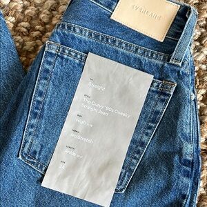 Everlane Blue Straight Leg Jeans